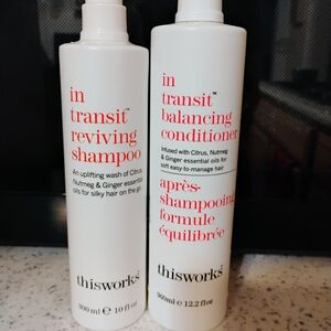 This Works In Transit Reviving Shampoo - White
